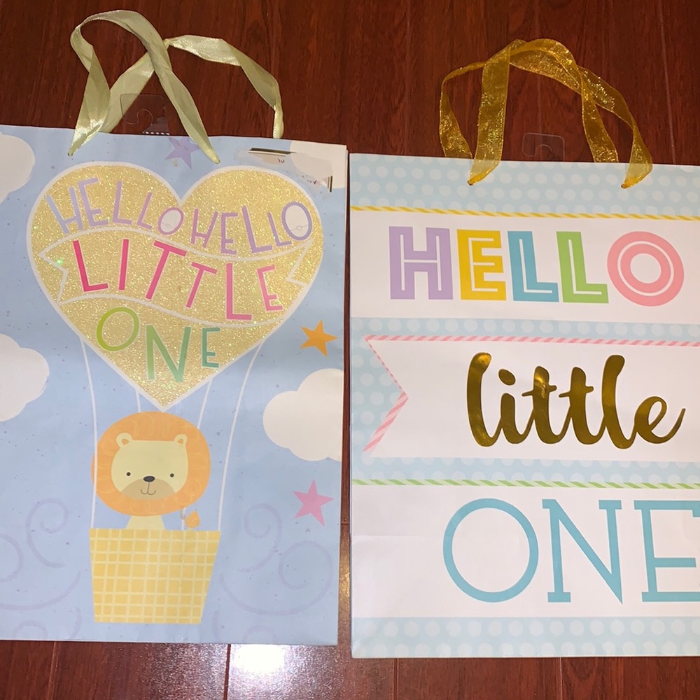 2 voila baby gift bags med size